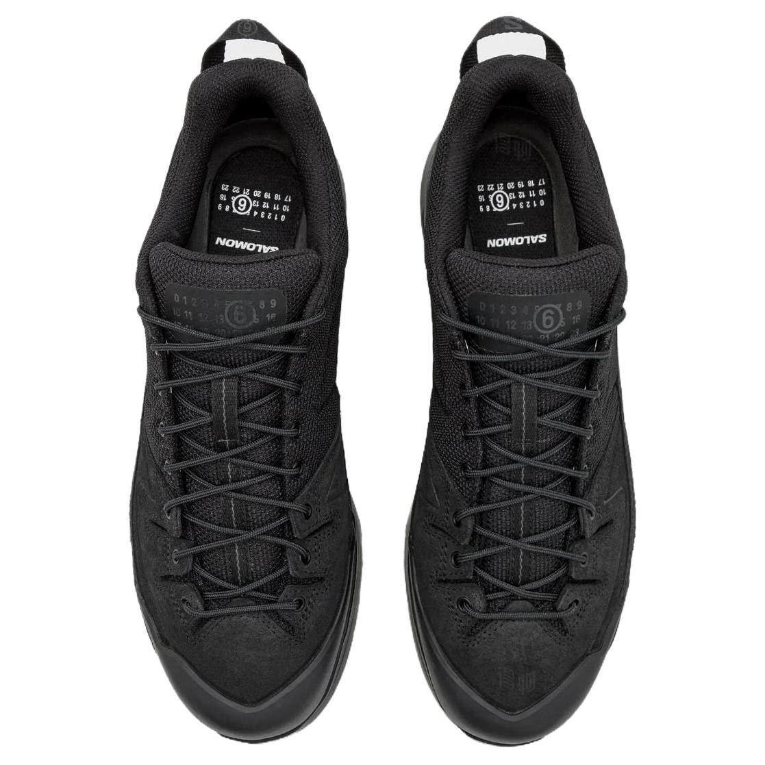 Salomon X-ALP All-Black Lace-Up Low-Top Sneakers