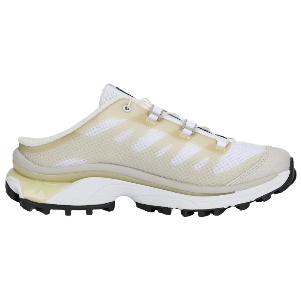 Salomon Women's XT-4 Mule Cream / White Shoes with Black Outsole