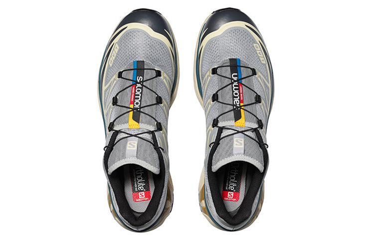 Salomon XT-6 Grey - Cream / Teal