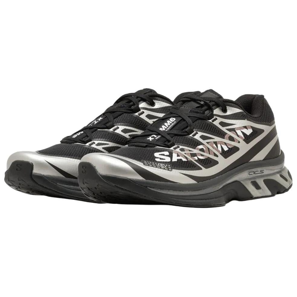 Salomon XT-MM-6 Black / Silver Lace-Up Low-Top Sneakers