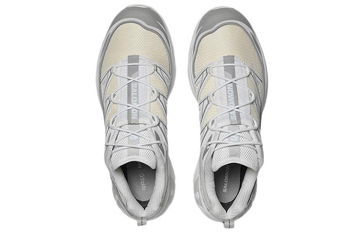 Salomon XT-6 Expanse White / Gray Lace-Up Sneakers