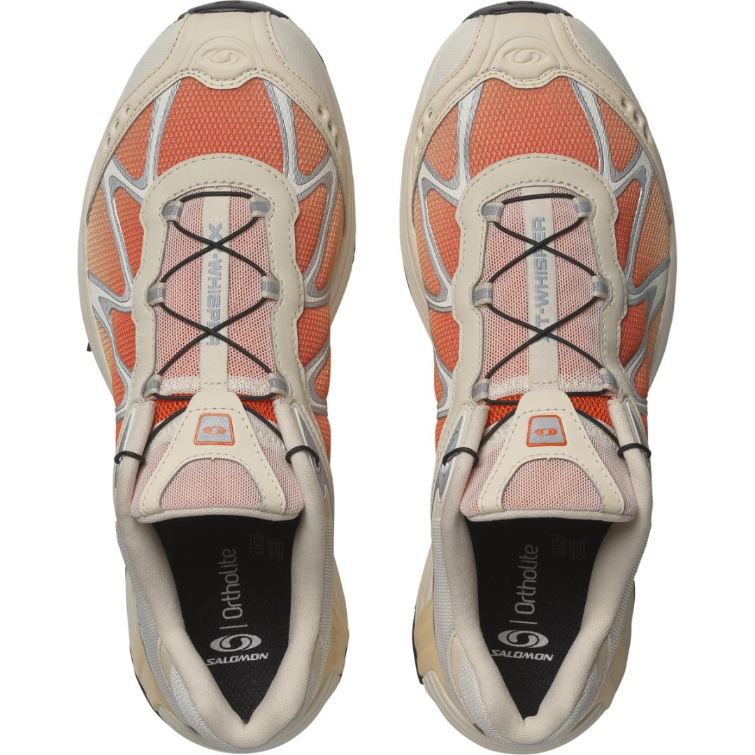 Salomon XT-Whisper – Cream / Coral Orange Sneakers