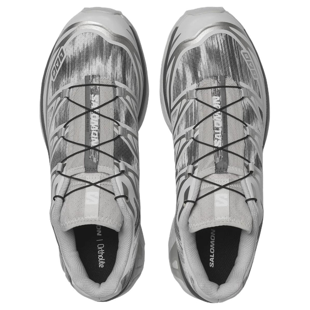 Salomon XT-6 Camo White / Gray Lace-Up Sneakers