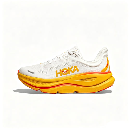 HOKA Bondi 9 White - Yellow