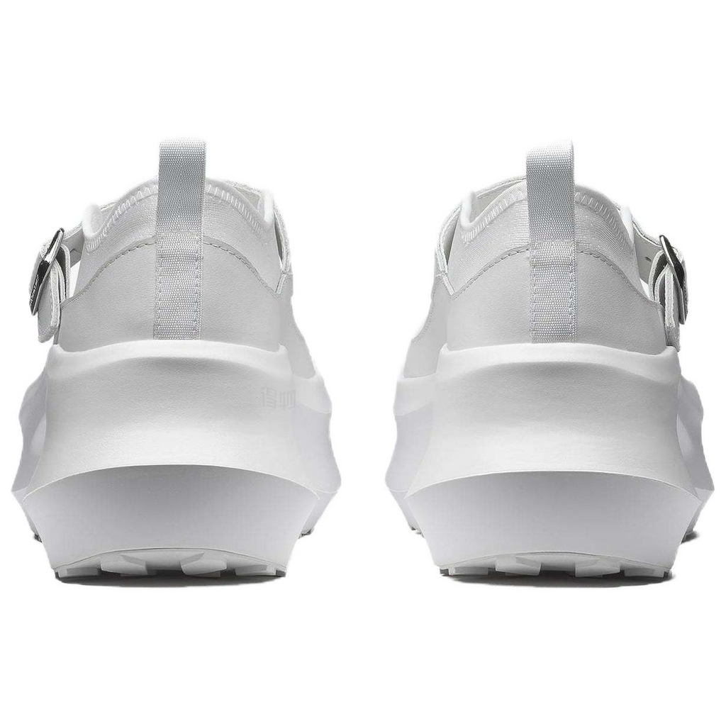 Salomon Women's White Buckle-Strap Platform Mary Jane Shoes