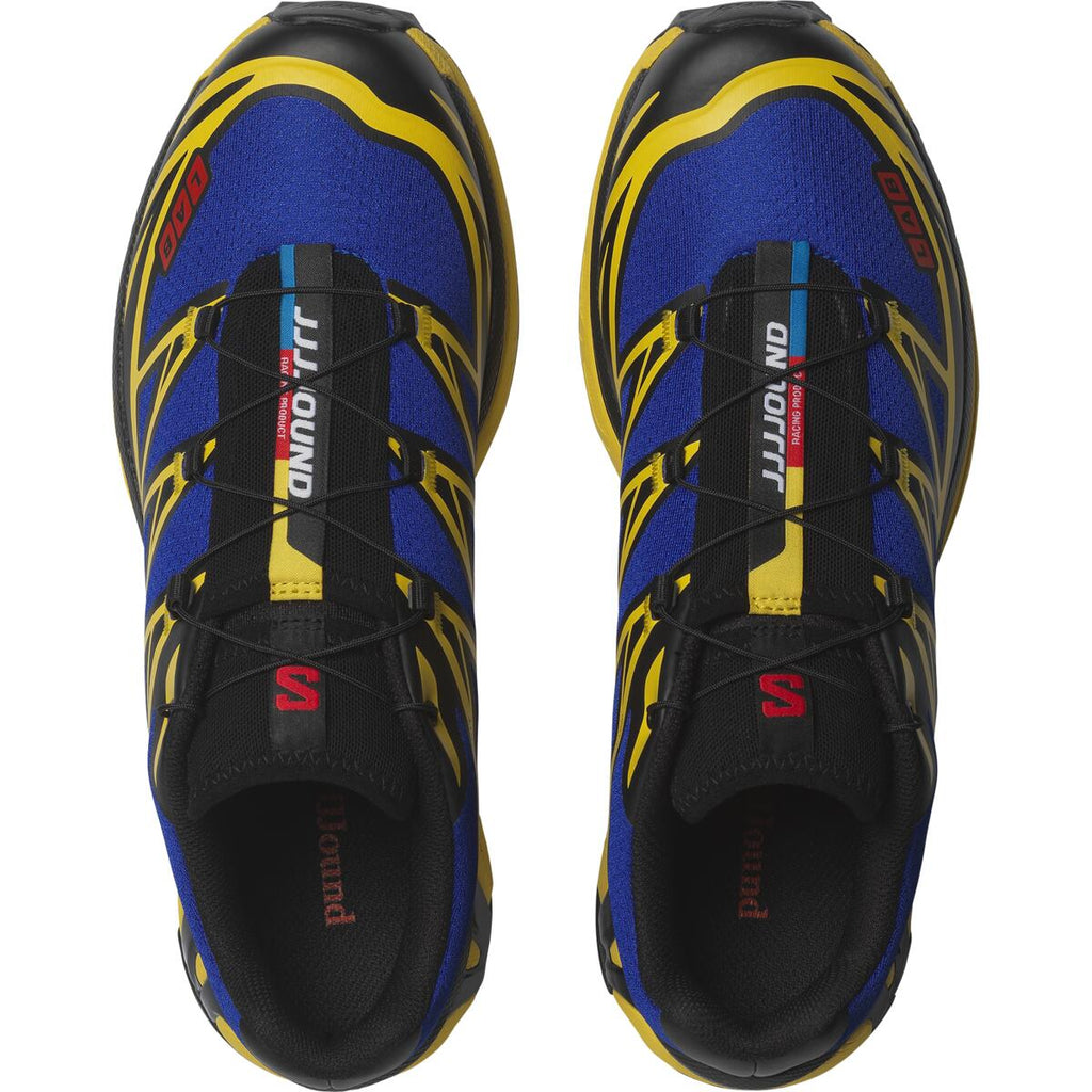 Salomon XT-6 Blue / Yellow / Black Low-Top Sneakers