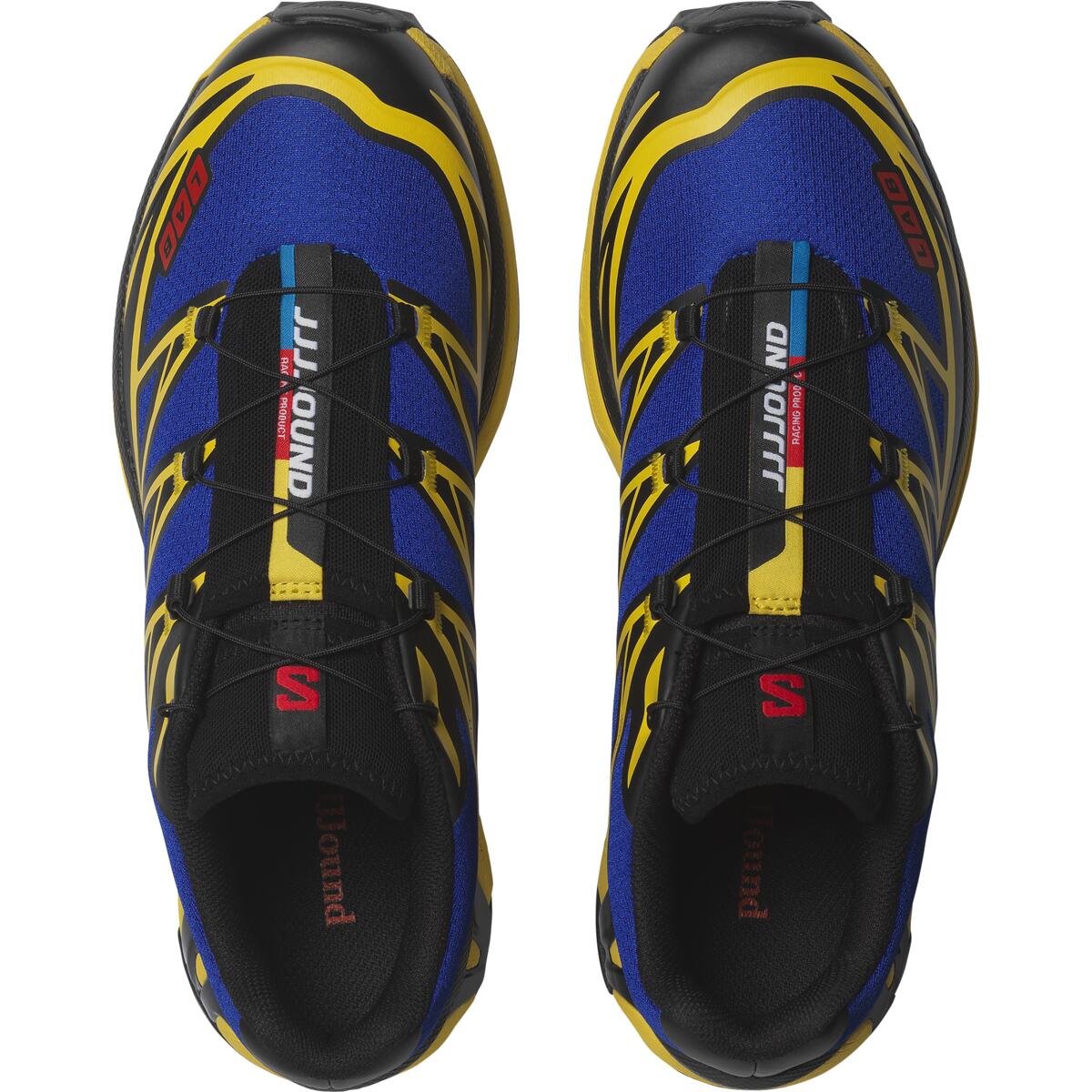 Salomon XT-6 Blue / Yellow / Black Low-Top Sneakers