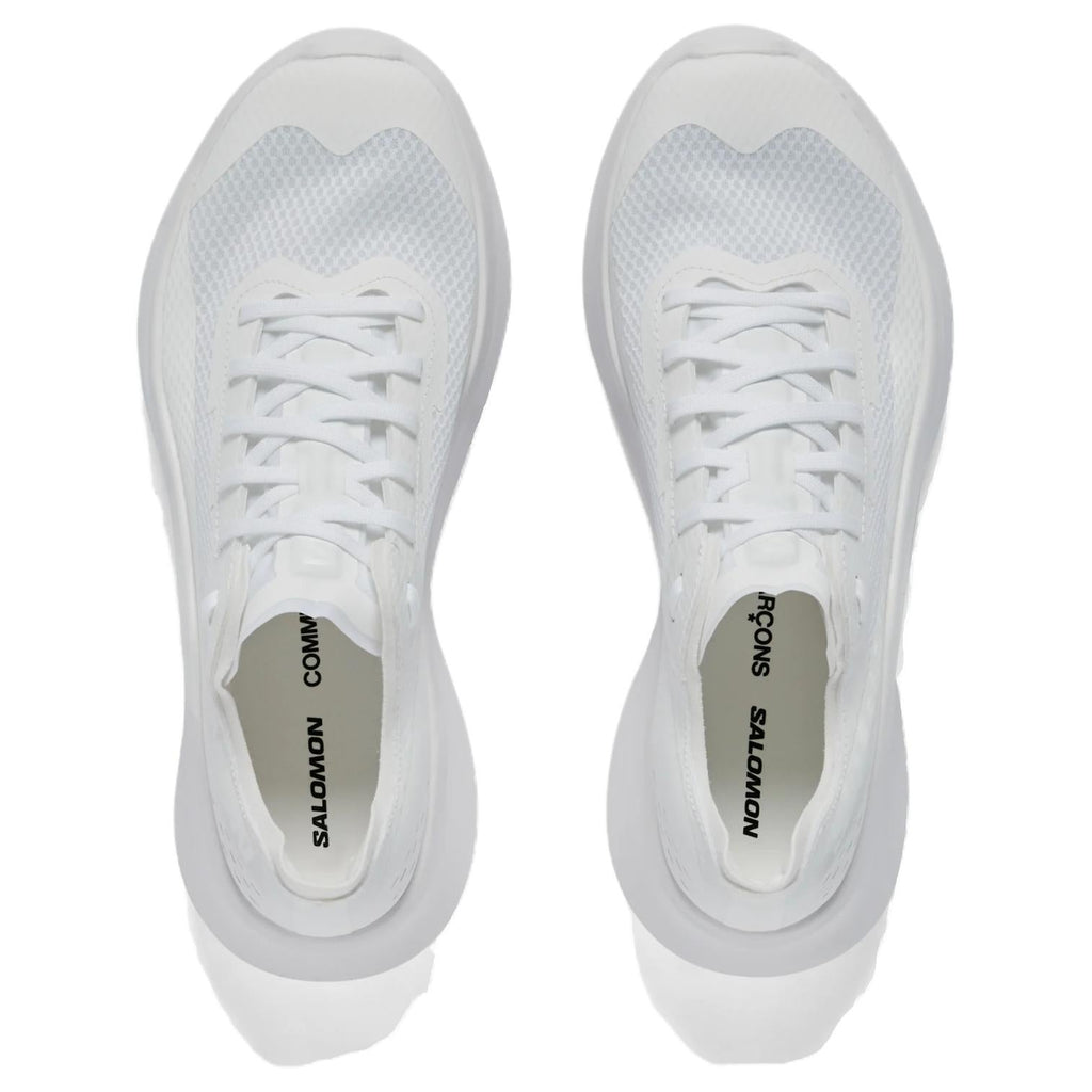 COMME des GARÇONS x Salomon Phantasm White Lace-Up Platform Sneakers