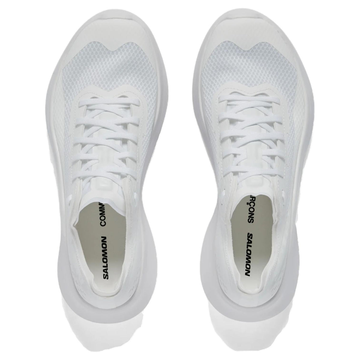 COMME des GARÇONS x Salomon Phantasm White Lace-Up Platform Sneakers