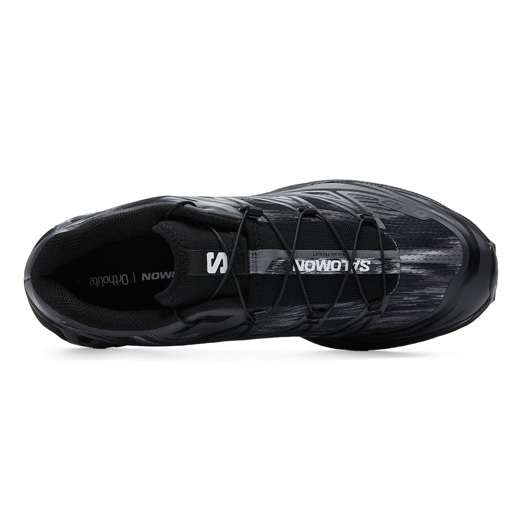 Salomon XT-6 Camo Black / Charcoal Lace-Up Sneakers