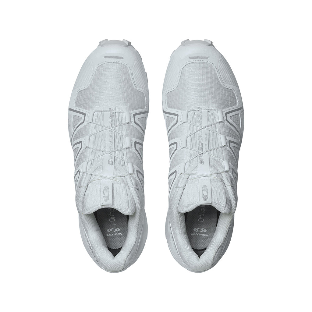 Salomon Speedcross 3 White Sneakers with Silver-Toned Details