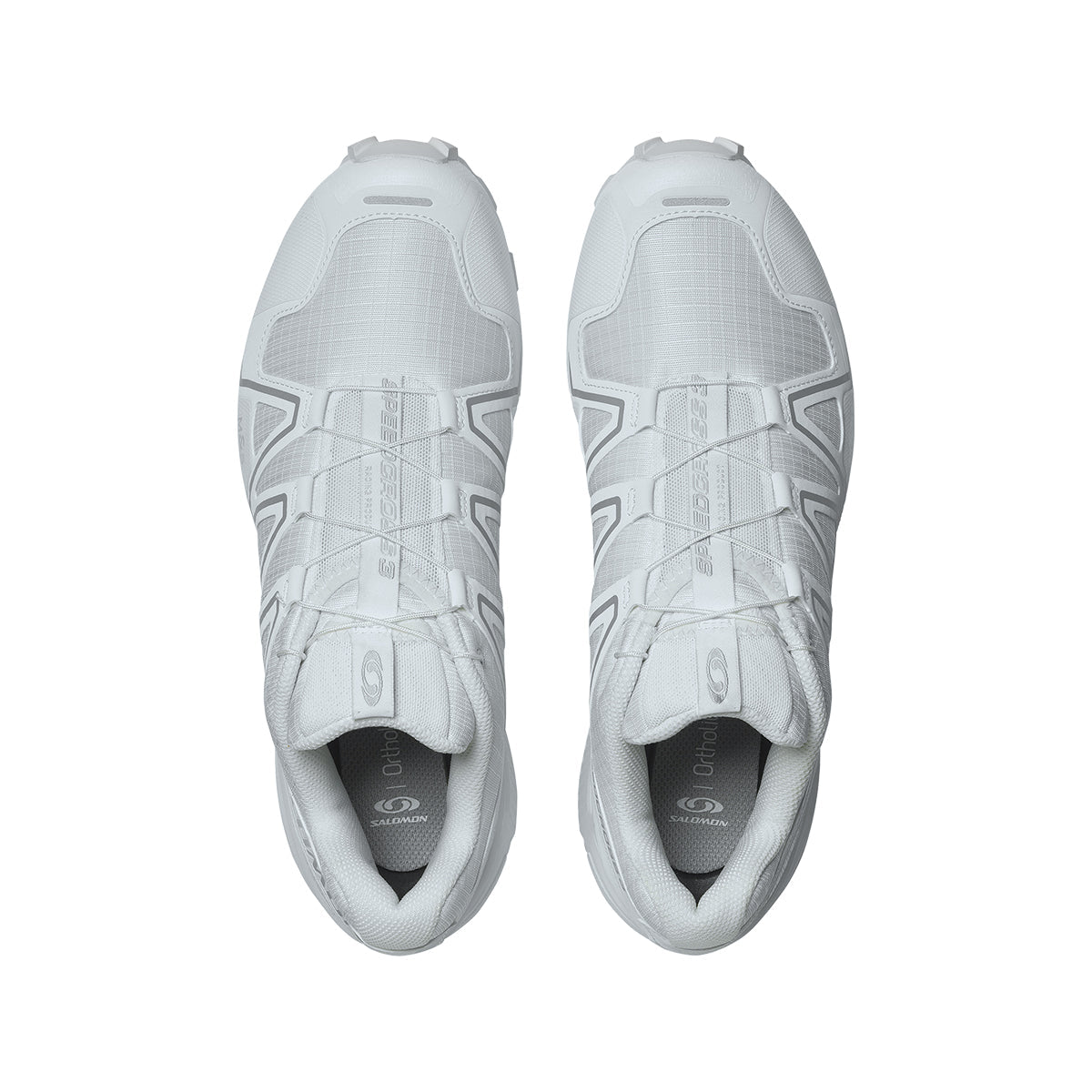 Salomon Speedcross 3 White Sneakers with Silver-Toned Details