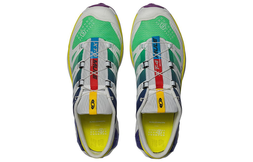MM6 Maison Margiela x Salomon XT-4 Mule White / Green / Purple Shoes
