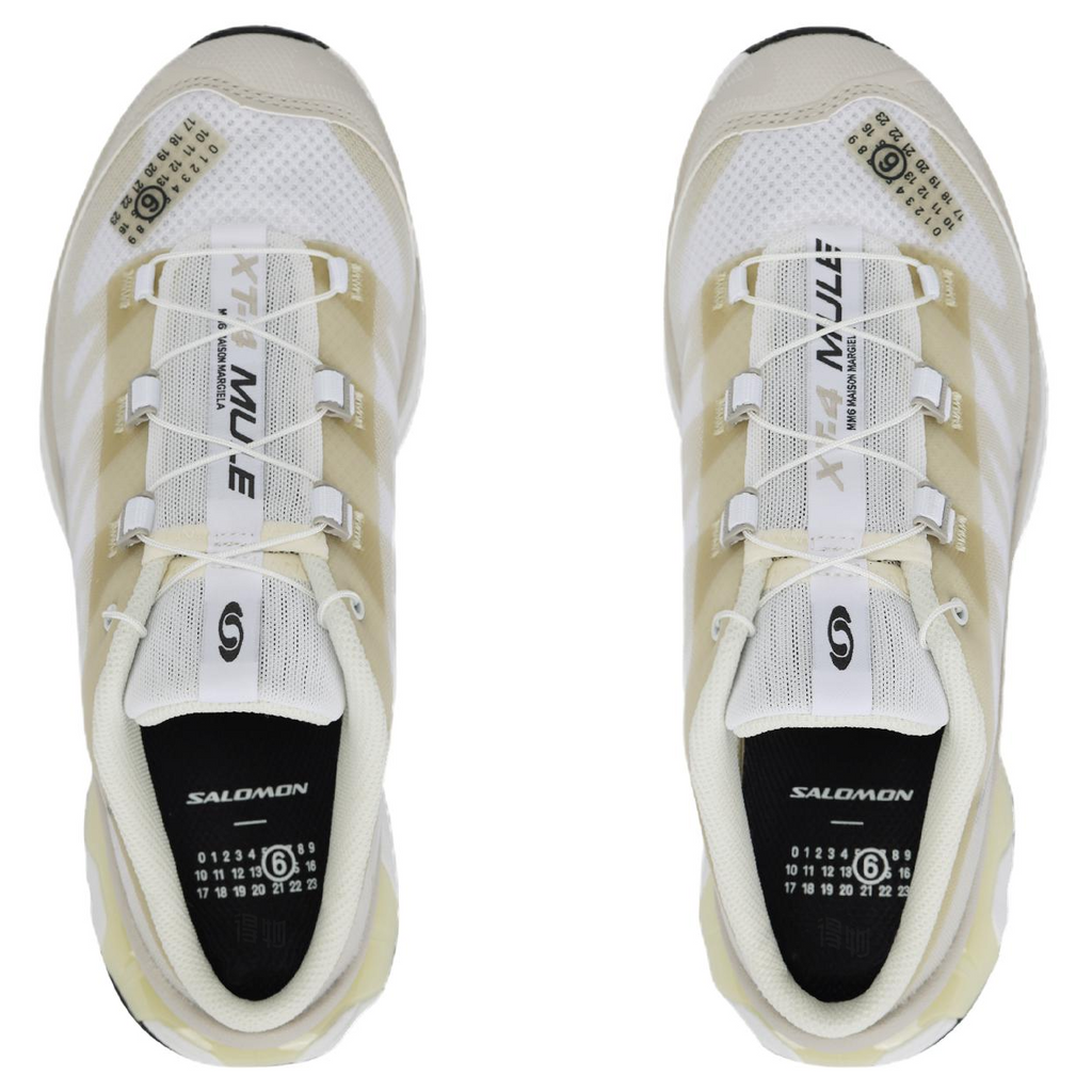 Salomon Women's XT-4 Mule Cream / White Shoes with Black Outsole