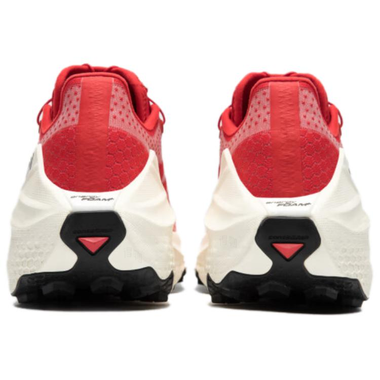 Salomon S/LAB Ultra Glide Red Sneakers with Cream Sculpted Sole