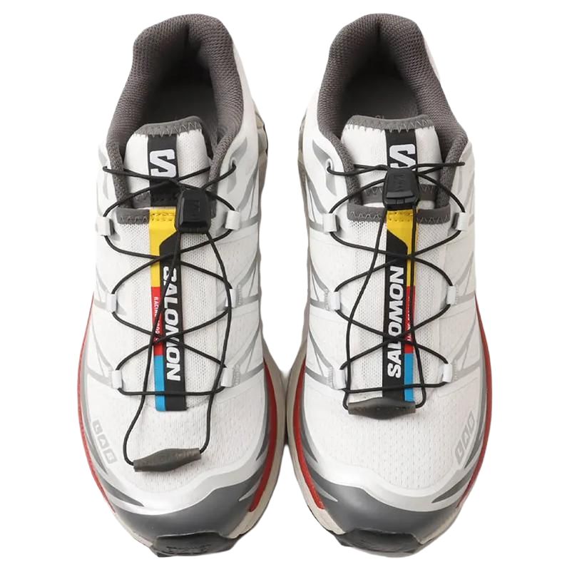Salomon XT-6 White - Grey / Red