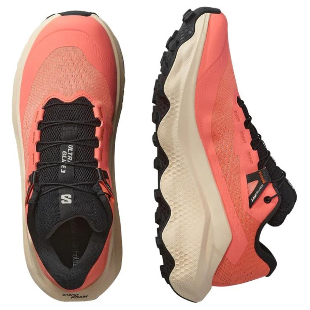 Salomon Ultra Glide 3 Women's Coral - Cream / Black