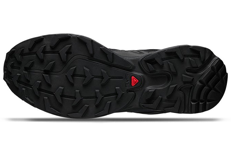 Salomon XT-6 Expanse Triple Black Lace-Up Sneakers