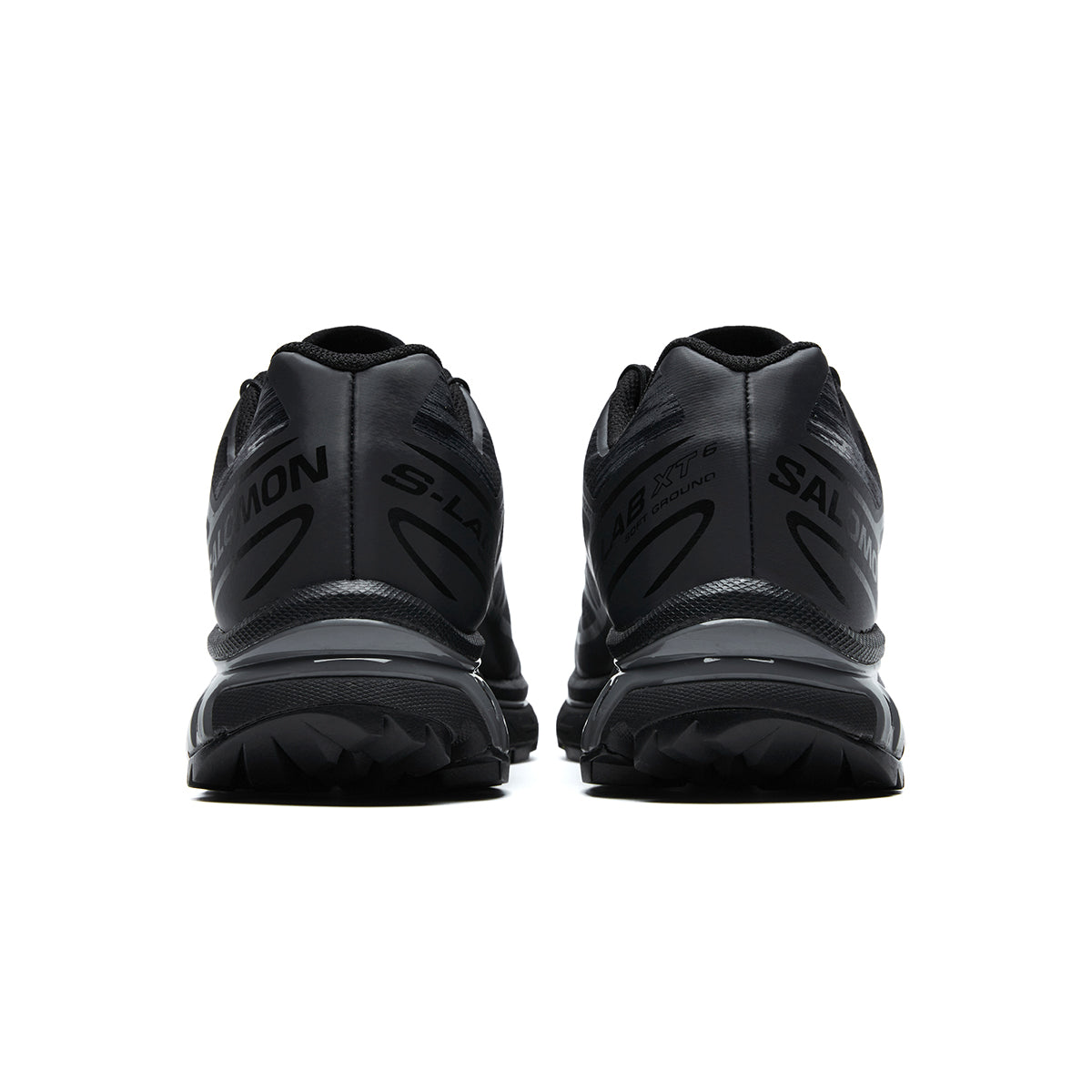 Salomon XT-6 Camo Black / Charcoal Lace-Up Sneakers
