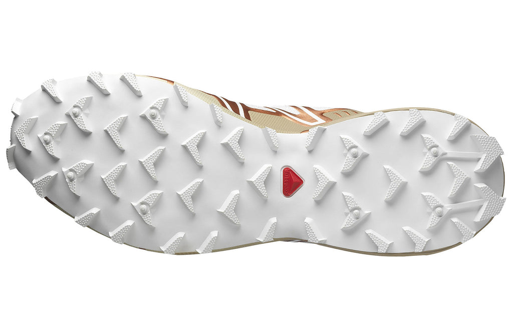 Salomon Speedcross 3 Metallic White / Copper Sneakers with Beige Details