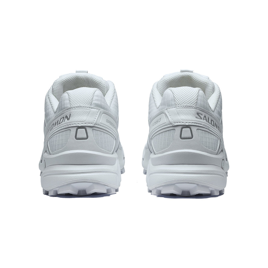 Salomon Speedcross 3 White Sneakers with Silver-Toned Details