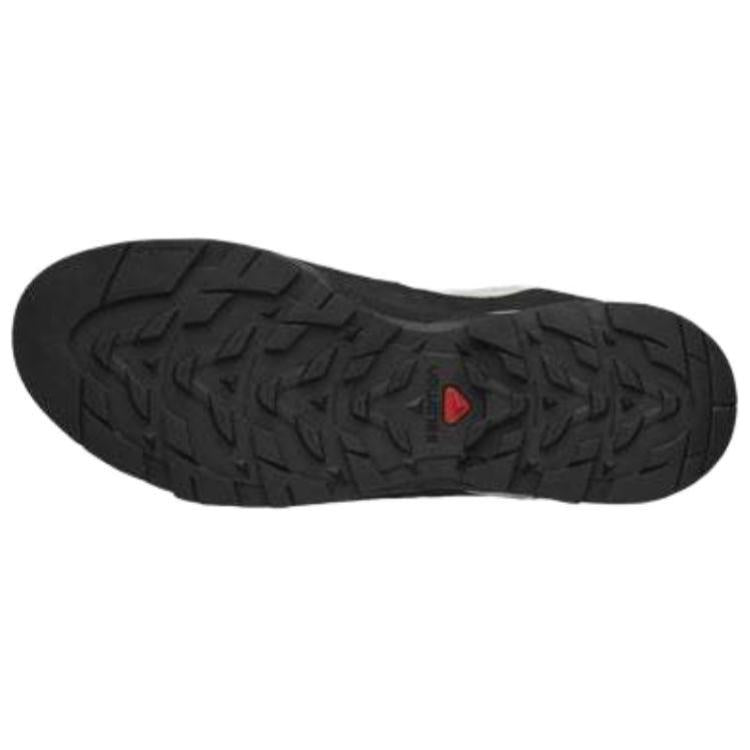 Salomon X-ALP Cream / Black Lace-Up Low-Top Sneakers