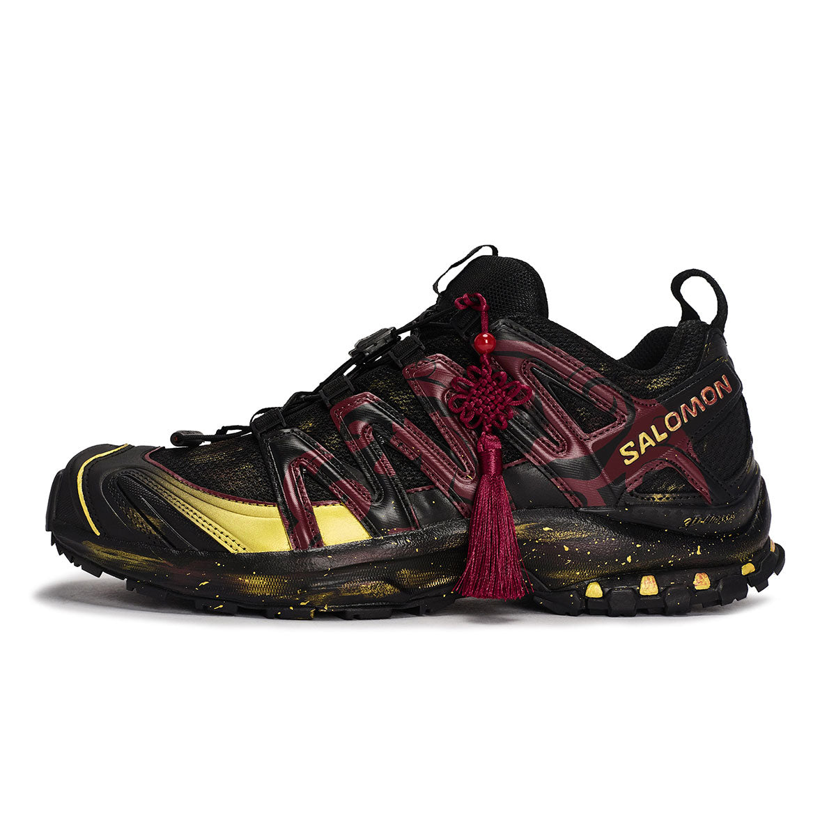 Salomon XA Pro 3D Black - Burgundy / Gold