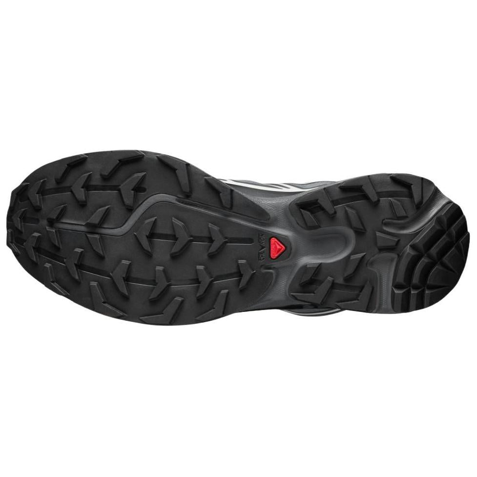 Salomon XT-6 GORE-TEX Charcoal / Black Sneakers with Silver-Gray Details