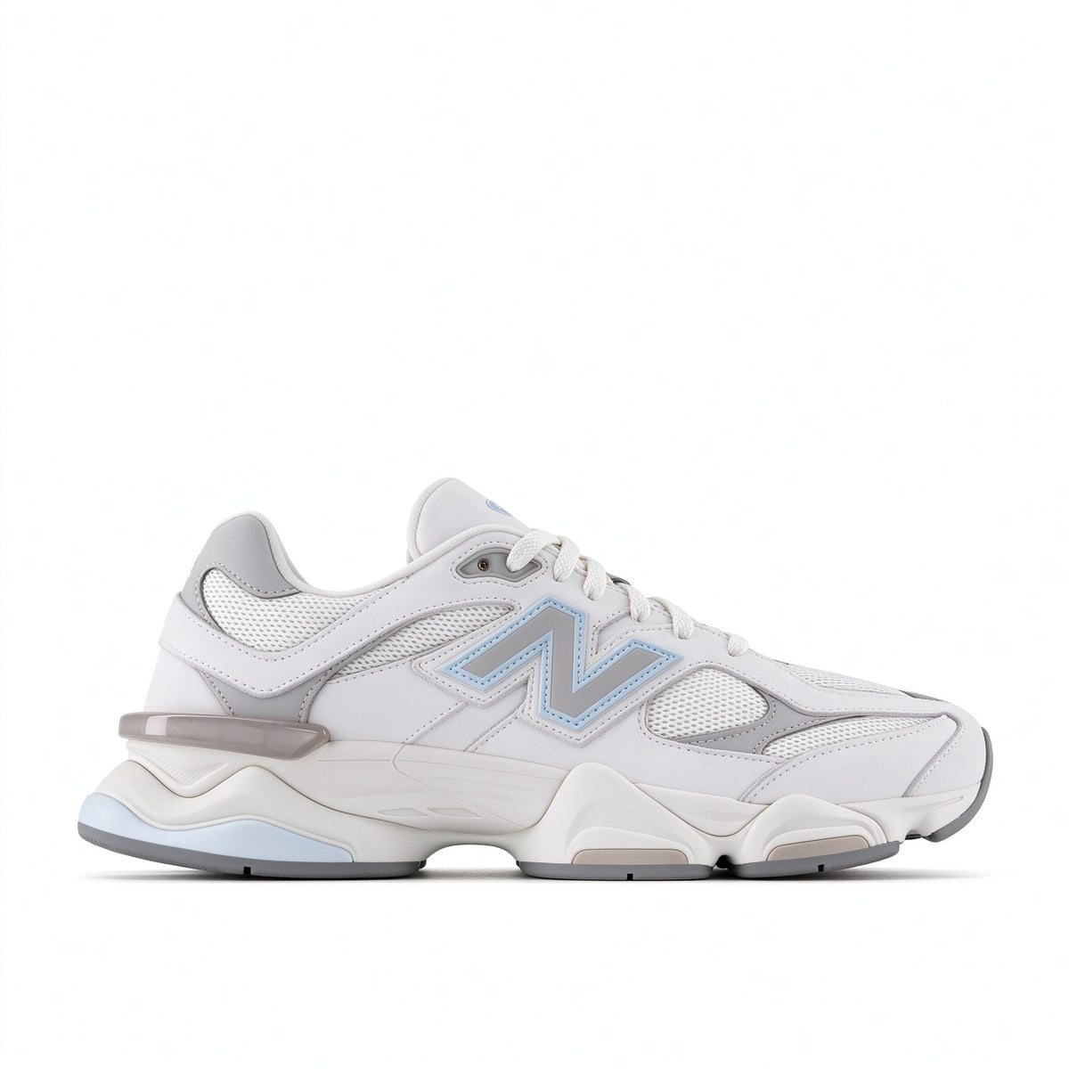 New Balance 9060 White - Grey / Light Blue