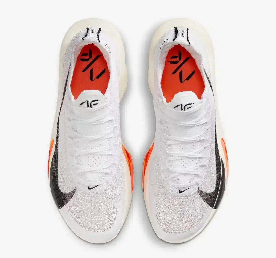 Nike Alphafly 3 Prototype – White / Black / Phantom / Total Orange Running Shoes FD8356-100