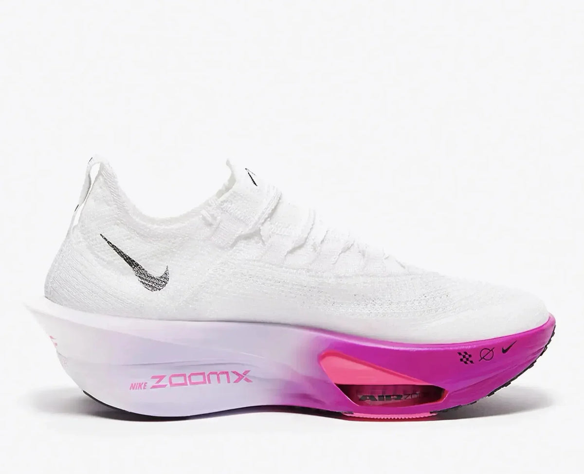 Nike Alphafly 3 White / Purple Agate / Vivid Grape Running Shoes FD8315-100