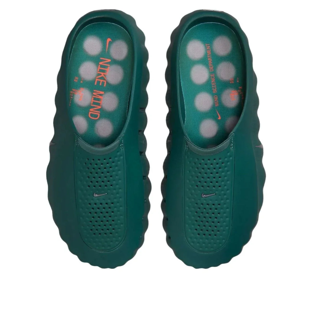 Nike Slip-On Mules – Teal / Orange