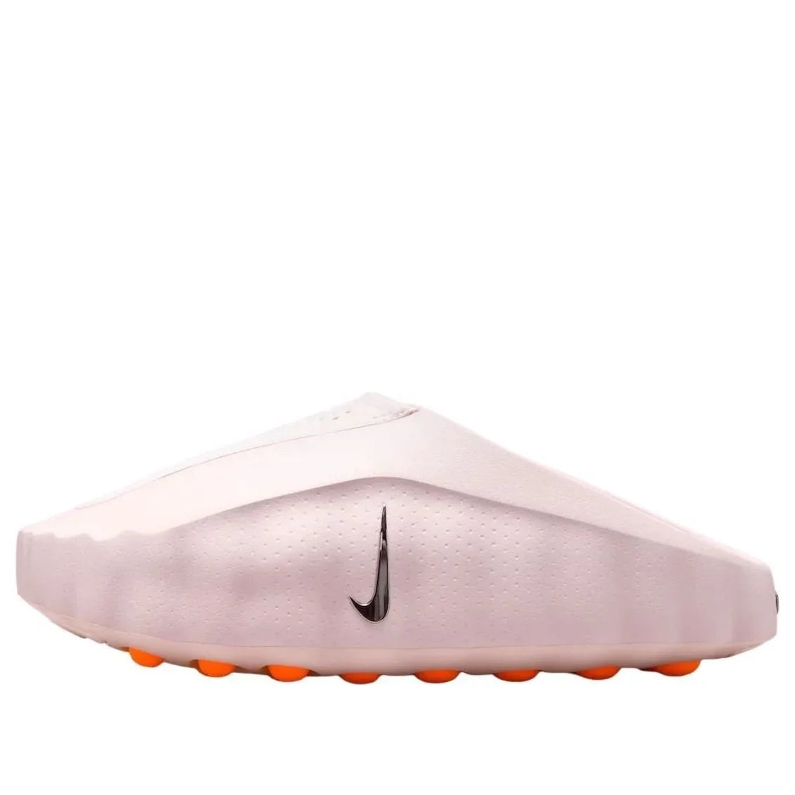 Nike Slip-On Mules – Pale Pink with Orange Accents