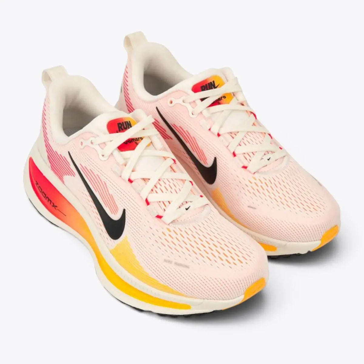 Nike Vomero 18 Running Shoes – Sail / Bright Crimson / Laser Orange HM6804-100