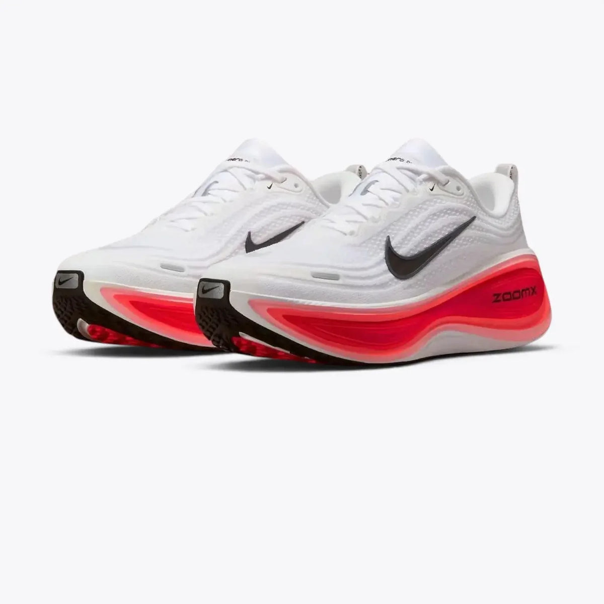 Nike Vomero Plus Running Shoes – White / Bright Crimson HV8150-100