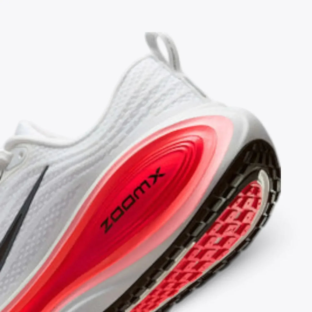 Nike Vomero Plus Running Shoes – White / Bright Crimson HV8150-100