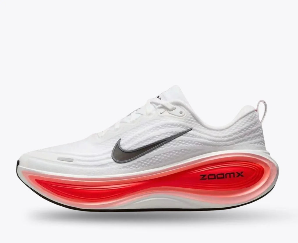 Nike Vomero Plus Running Shoes – White / Bright Crimson HV8150-100
