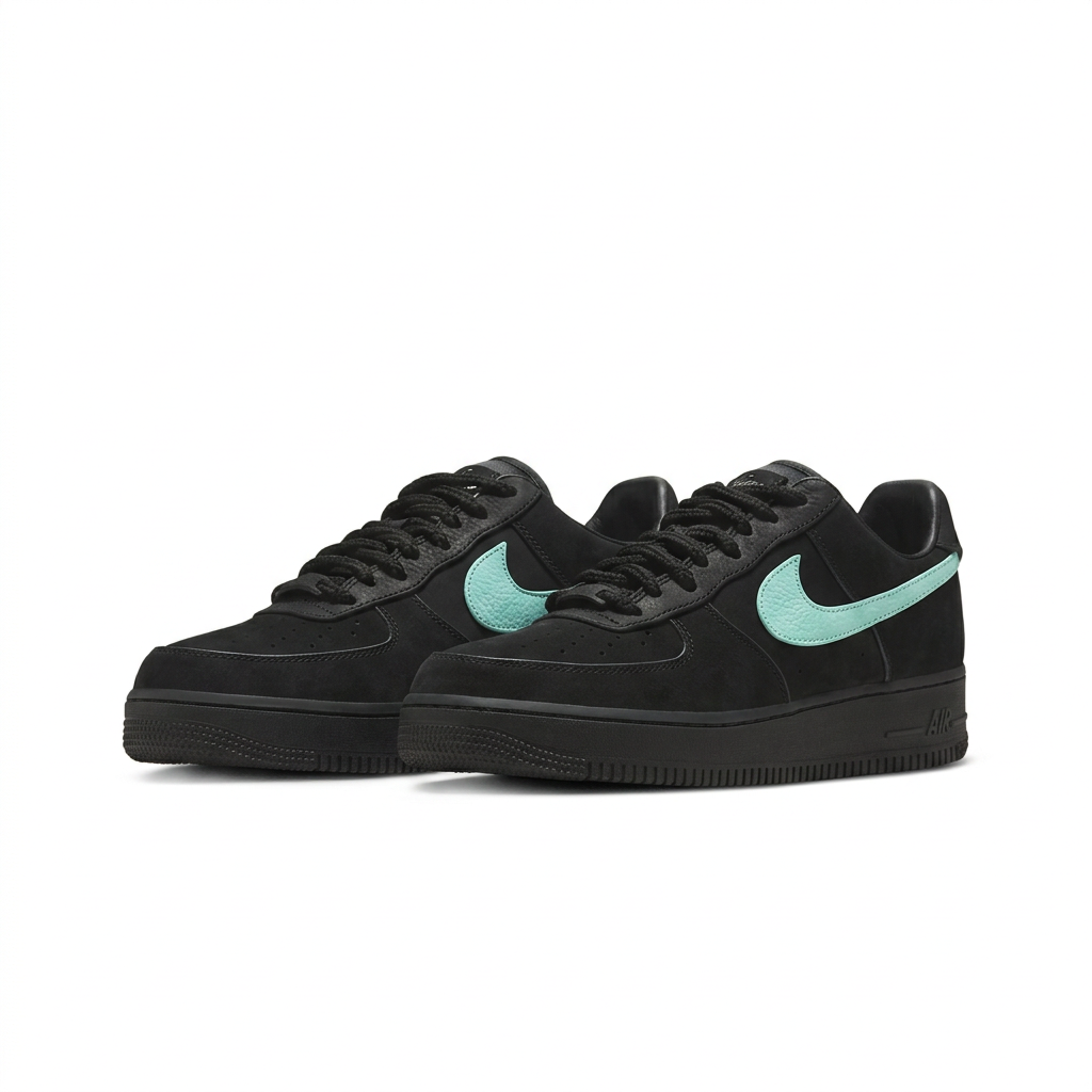 Nike × Tiffany & Co. Air Force 1 “1837” Black - Teal