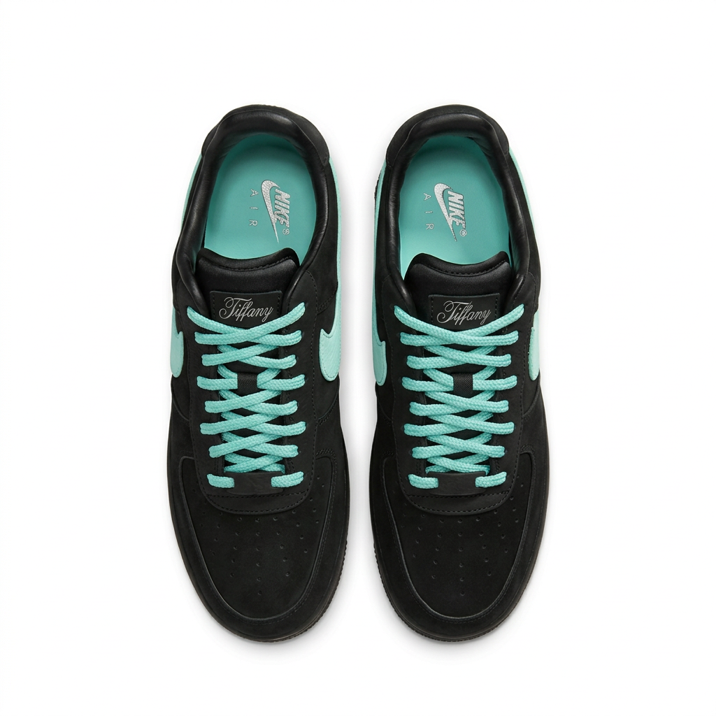Nike × Tiffany & Co. Air Force 1 “1837” Black - Teal