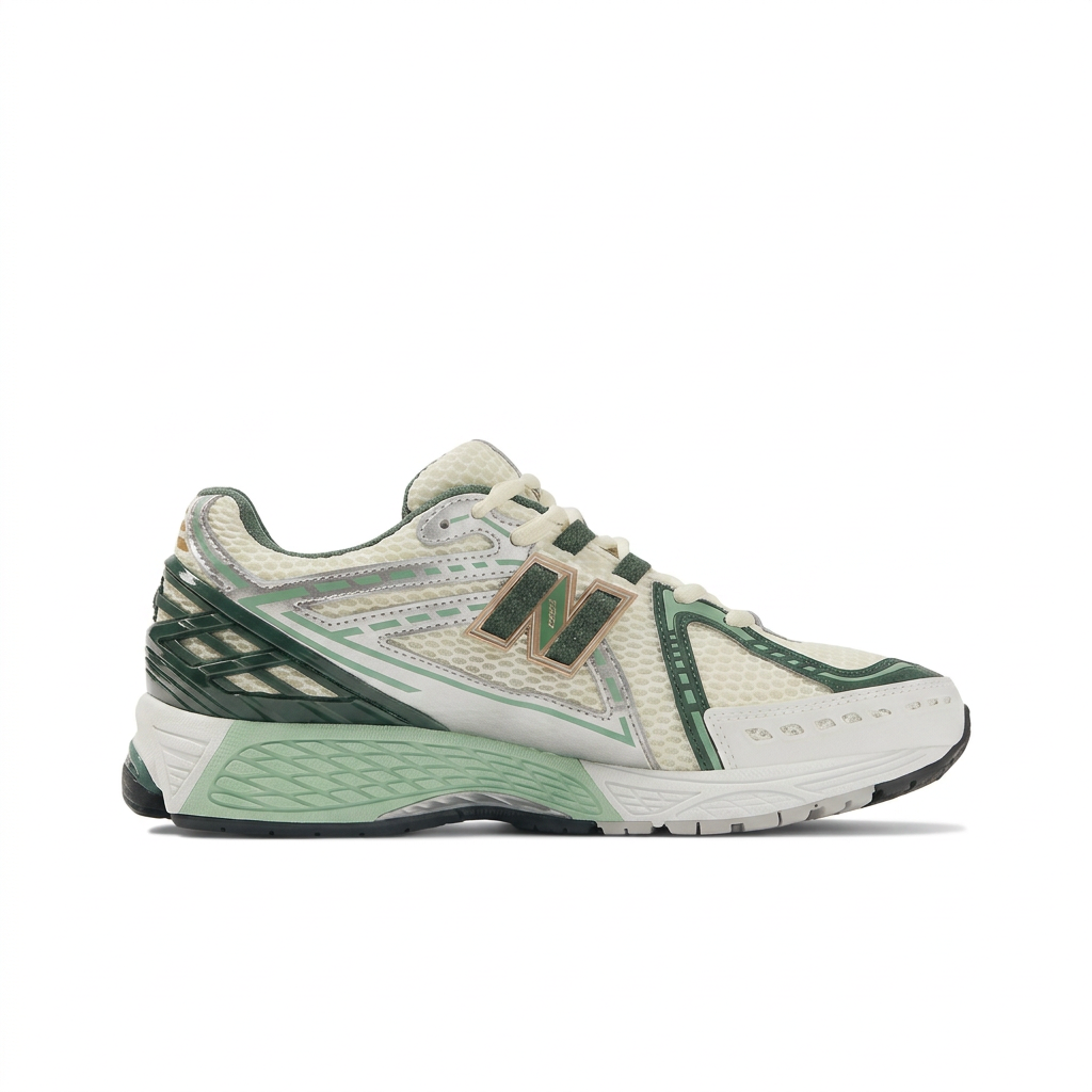 New Balance 1906R Cream - Green - Silver