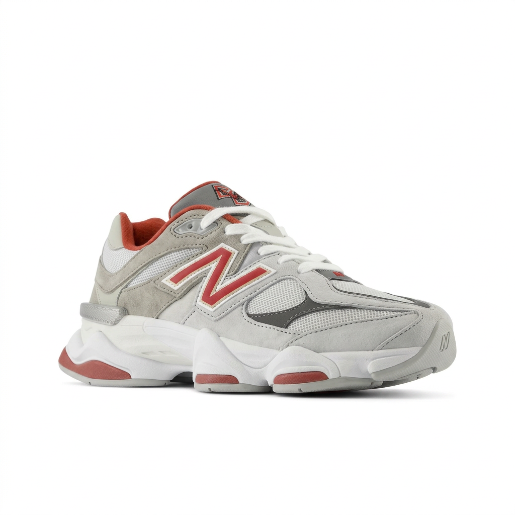 New Balance 9060 Grey - Red