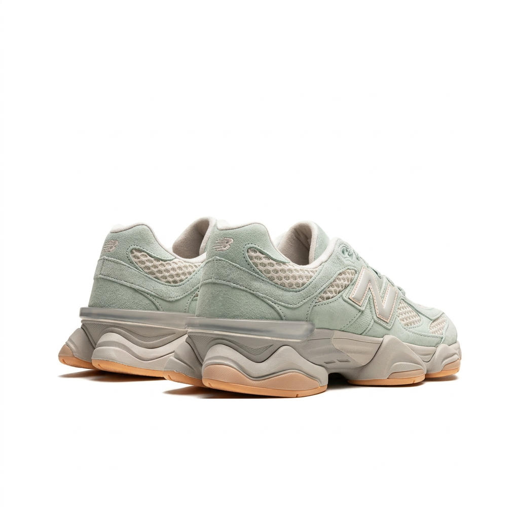 New Balance 9060 Mint Green - Cream