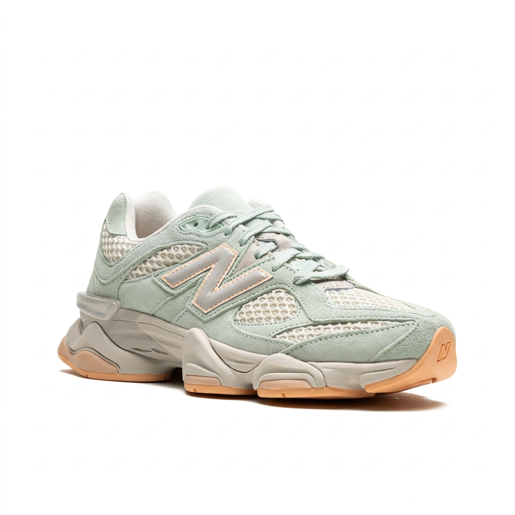 New Balance 9060 Mint Green - Cream