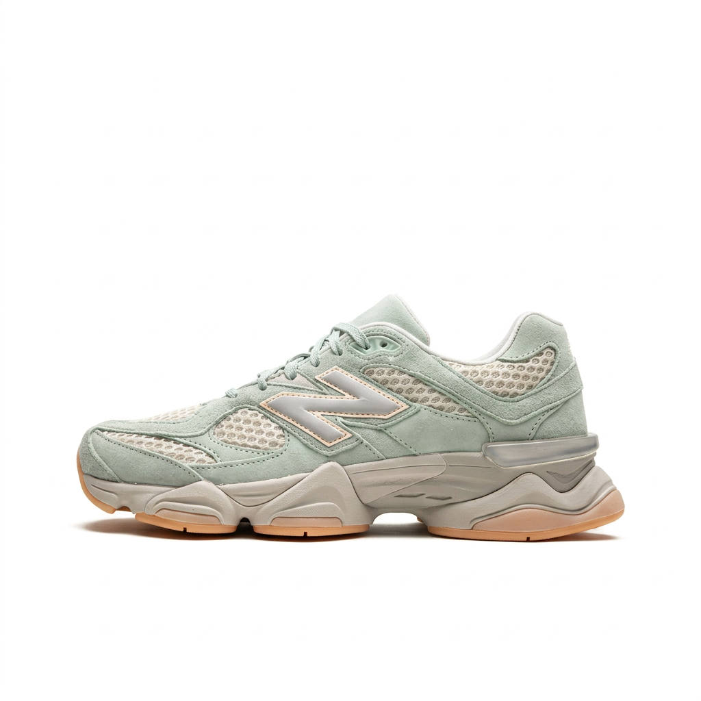 New Balance 9060 Mint Green - Cream