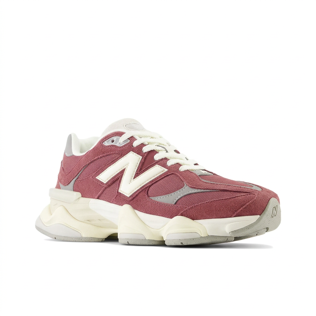 New Balance 9060 Burgundy - Cream