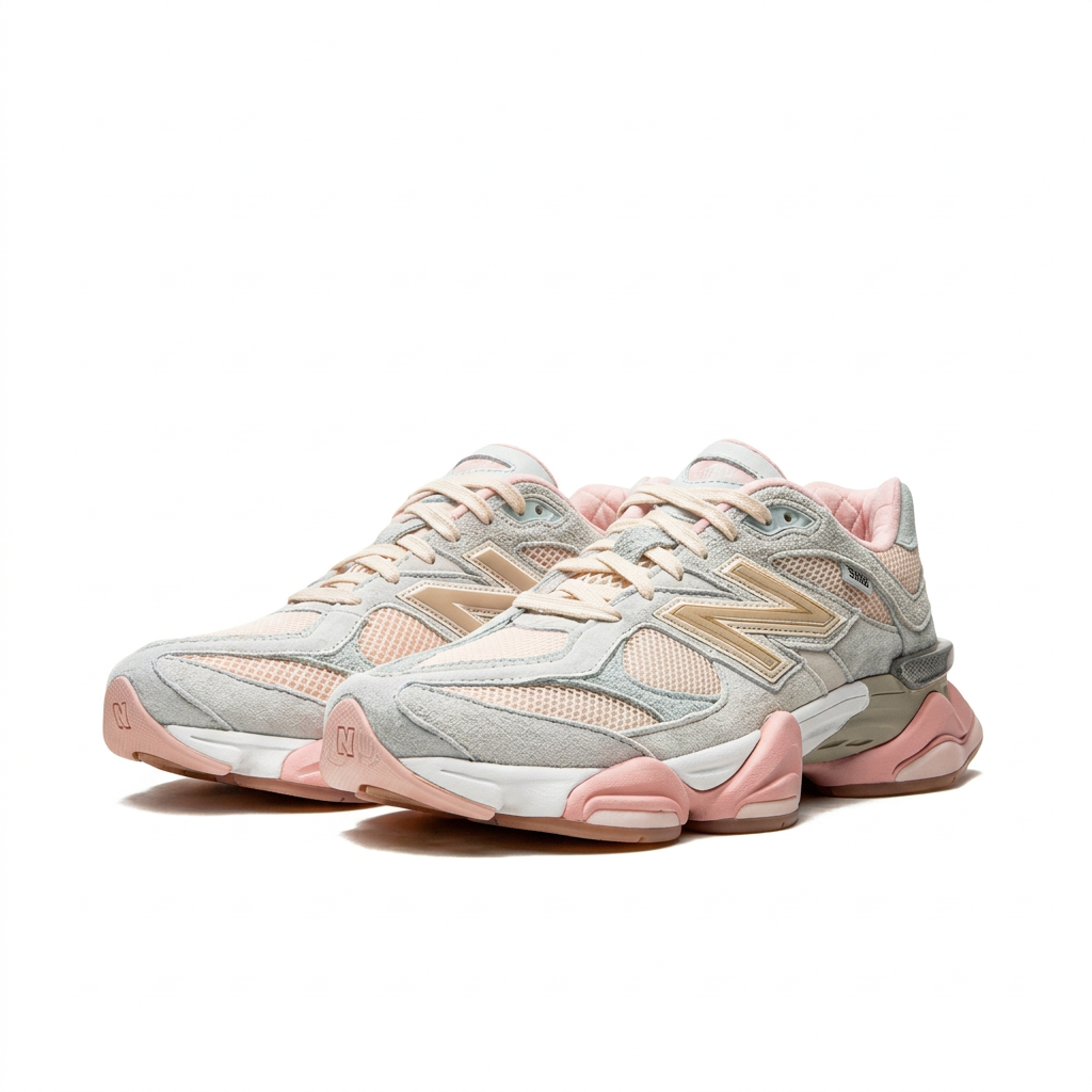 New Balance 9060 Light Grey - Pink