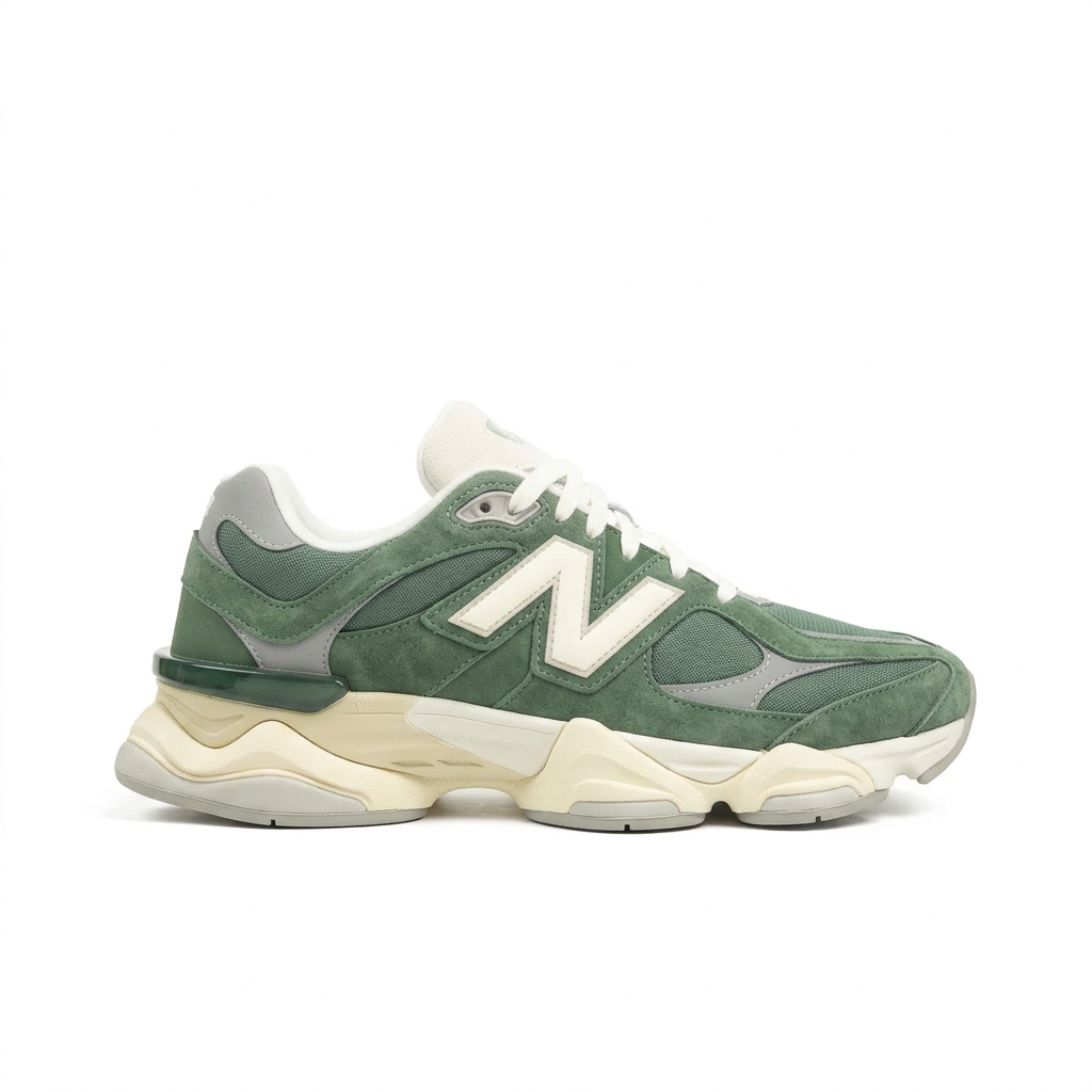 New Balance 9060 Green - Cream