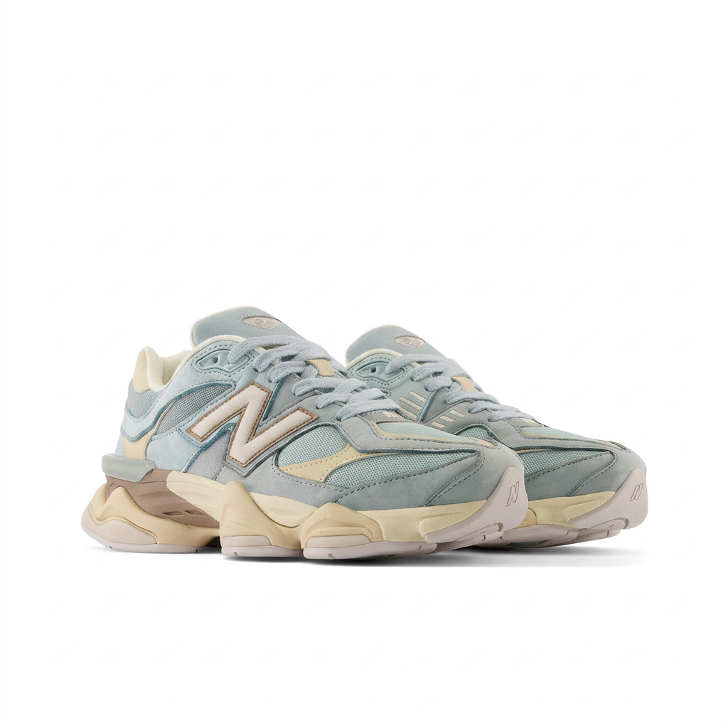 New Balance 9060 Blue Grey - Cream