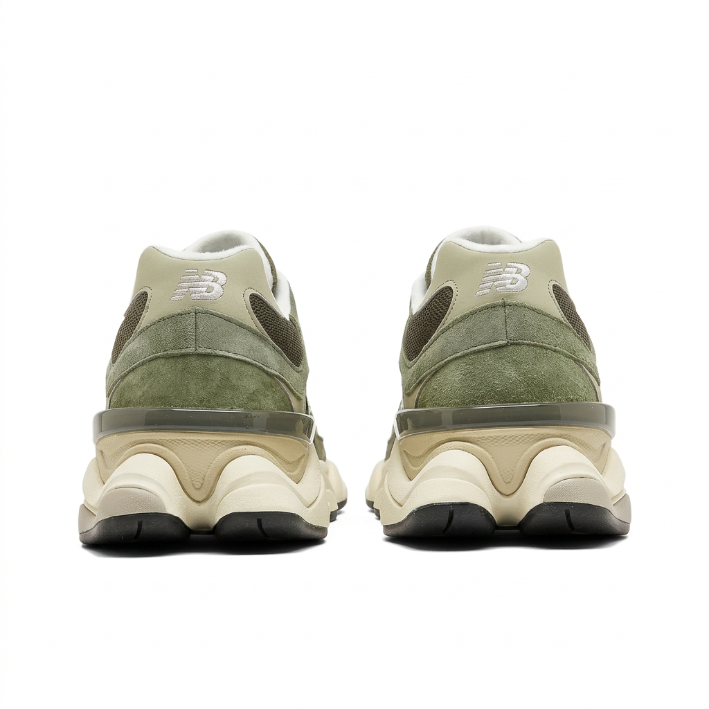 New Balance 9060 Olive Green - Cream