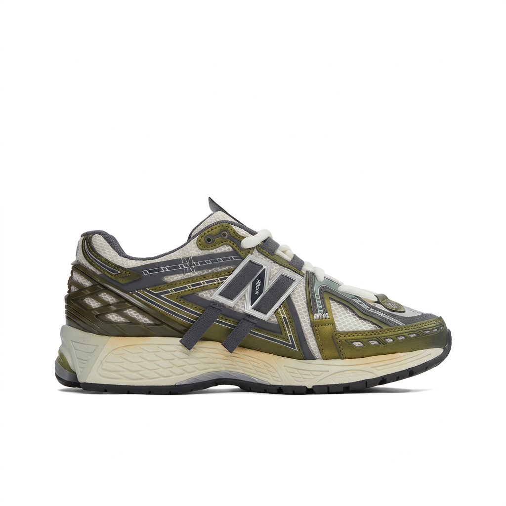 New Balance 1906A Cream - Olive Green